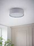 John Lewis grey linen ceiling light, UK version