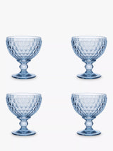 John Lewis Villeroy & Boch Boston Stemmed Champagne Coupe Glass Dessert Bowl Set of 4 250ml- Buy online at McGrocer