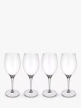 John Lewis Villeroy & Boch Maxima Bordeaux Red Wine Goblet Glasses, Set of 4, 200ml, Clear- Buy online at McGrocer