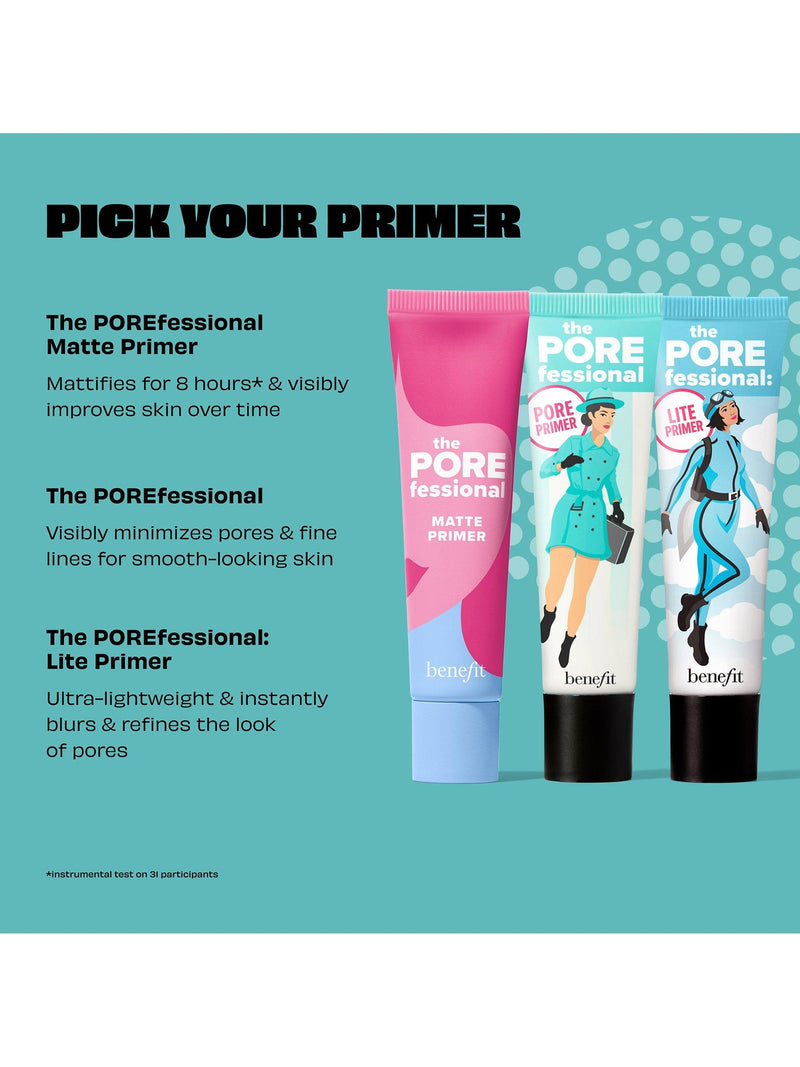 Benefit The POREfessional Matte Primer 22ml, imported from the UK