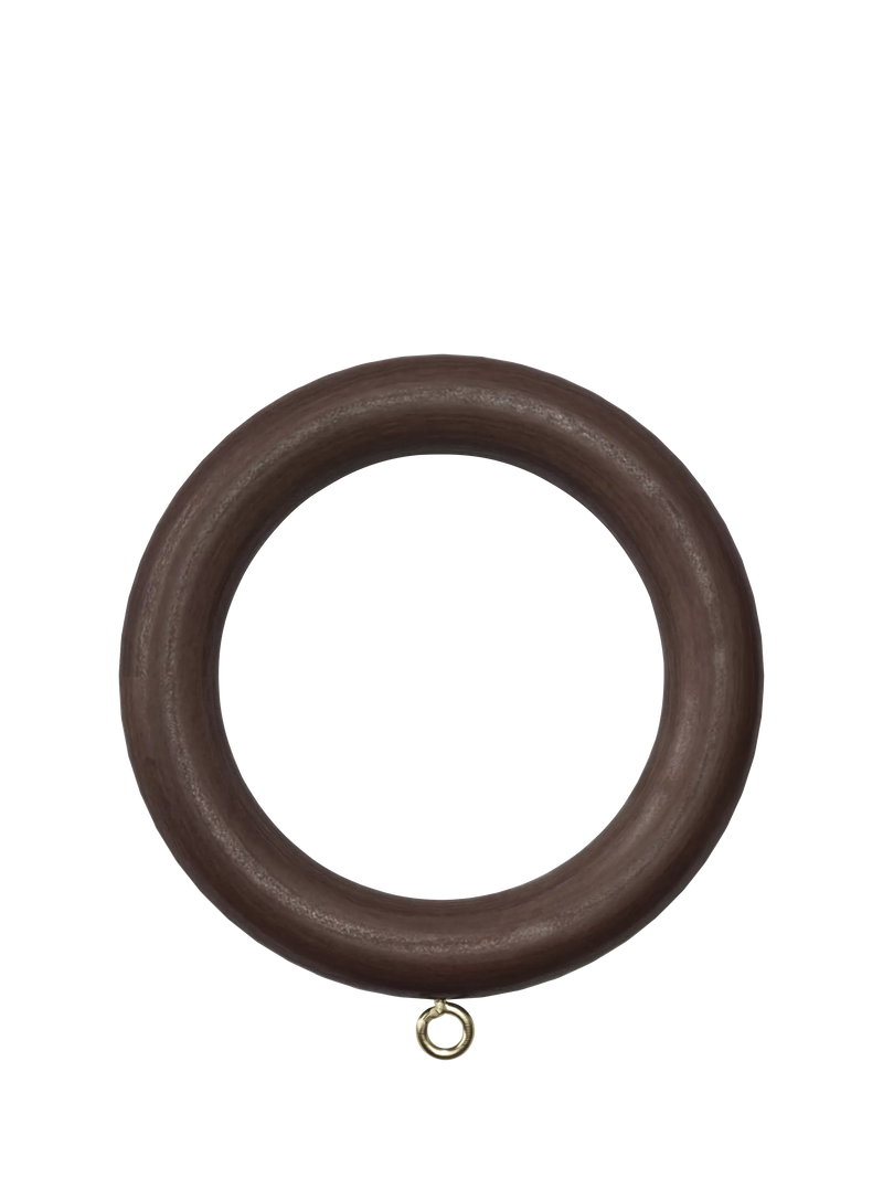John Lewis Wooden Curtain Rings 35mm Pack of 6