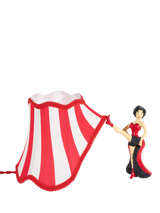 John Lewis Seletti Circus AbatJour Lucy Table Lamp Red/Multi- Buy online at McGrocer