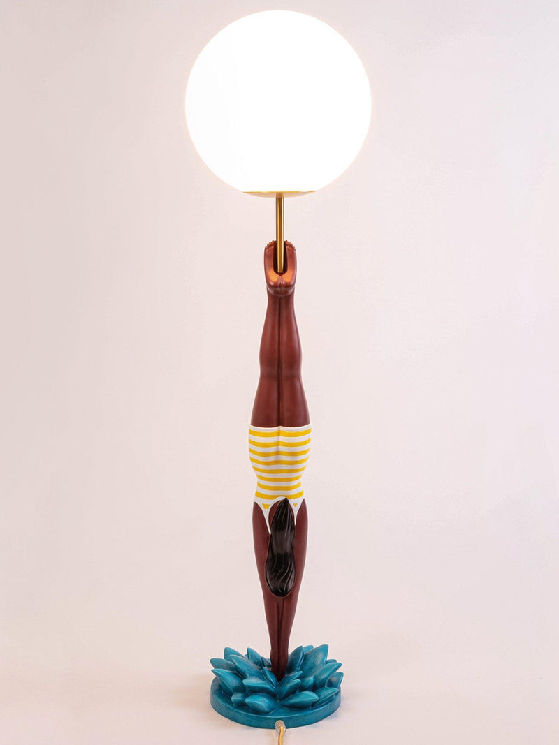 Seletti Lady Diver table lamp yellow, UK version