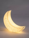 Seletti Moon table lamp in frosted porcelain, imported from the UK