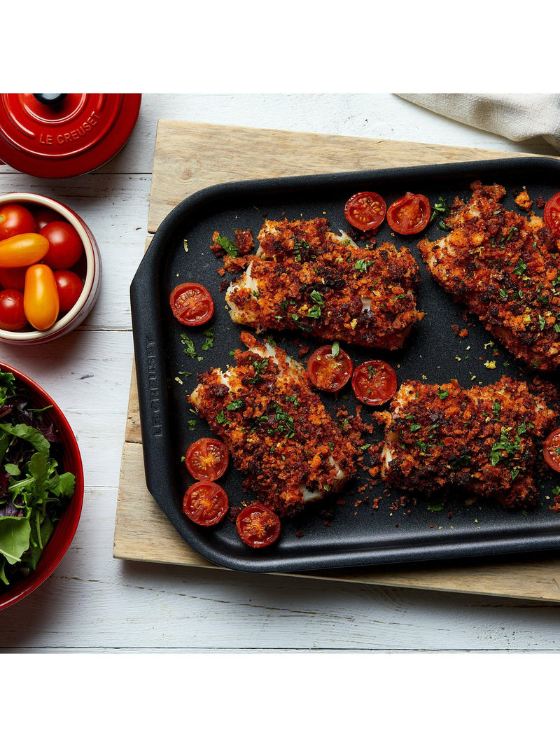 Le Creuset hard anodised non-stick oven tray 28cm, UK version