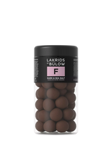 John Lewis Dark and Sea Salt Chocolate Coated Liquorice 295g- Buy online at McGrocer