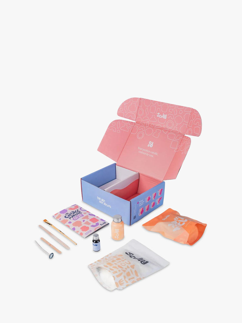 Sculpd Ginger and Orange candle making kit, UK version