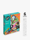 Sandart bookmark crafting kit with sand art tubes (British brand)
