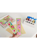 Sandart bookmark crafting kit with sand art tubes (British brand)