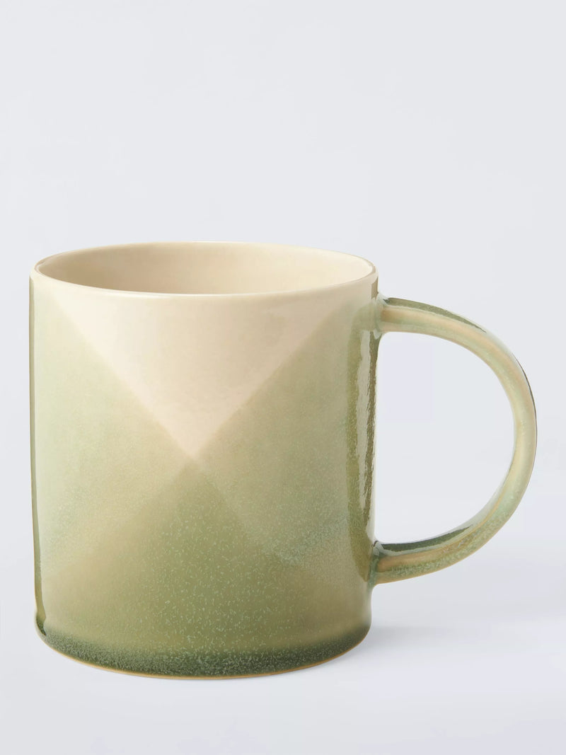 John Lewis Harlequin stoneware mug colour block 300ml, UK version