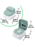 Ingenuity Prepare to Potty 3-in-1 potty training system, UK version