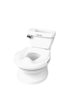 Potty Training Floor Toilet with Flushing Sound and Removable Seat
