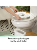 Ingenuity potty training floor toilet with flushing sound and removable seat, UK version