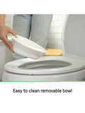 Ingenuity potty training floor toilet with flushing sound and removable seat, UK version