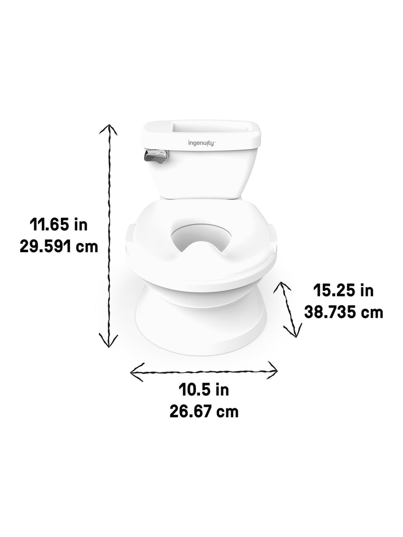 Ingenuity potty training floor toilet with flushing sound and removable seat, UK version