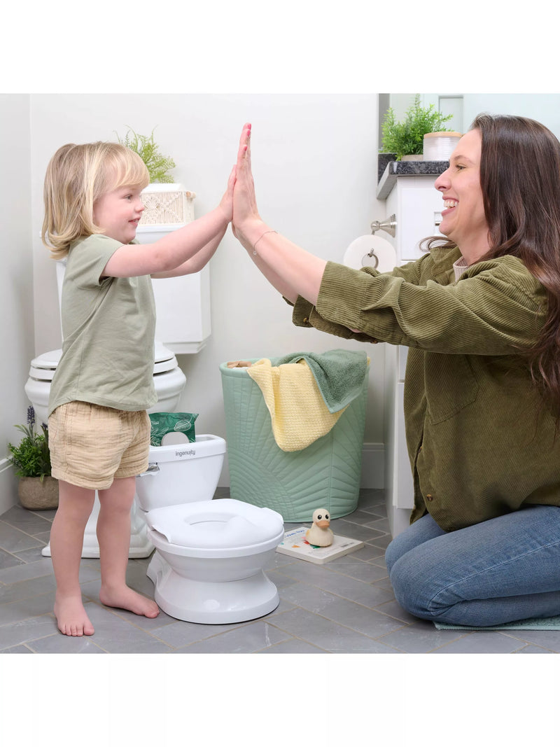 Ingenuity potty training floor toilet with flushing sound and removable seat, UK version