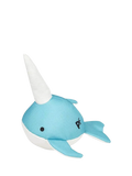 Petface Niya Narwhal plush dog toy, imported from the UK