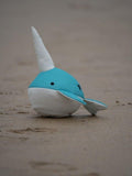 Petface Niya Narwhal plush dog toy, imported from the UK