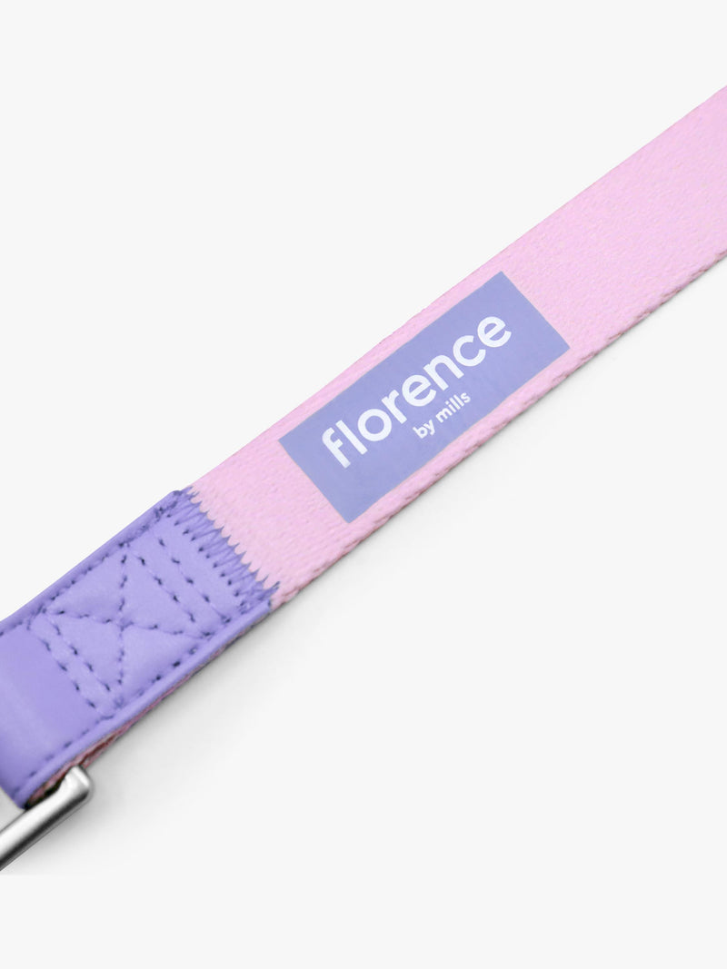 Florence by Mills colour block dog lead in pink and purple - British product