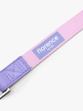 Florence by Mills colour block dog lead in pink and purple - British product