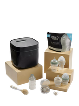 John Lewis Vital Baby Nurture UV Sterilising Set Onyx Black Baby Sterilising and Feeding Set- Buy online at McGrocer