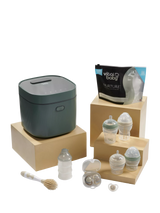 John Lewis Vital Baby Nurture UV Sterilising Set, Olive Green- Buy online at McGrocer