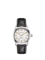 John Lewis Hamilton Khaki Field Murph Automatic Leather Strap Watch, 38mm- Buy online at McGrocer
