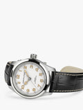 Hamilton Khaki Field Murph watch white dial black leather 38mm, UK version