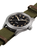 Hamilton Khaki Field Quartz watch with fabric strap (British brand)