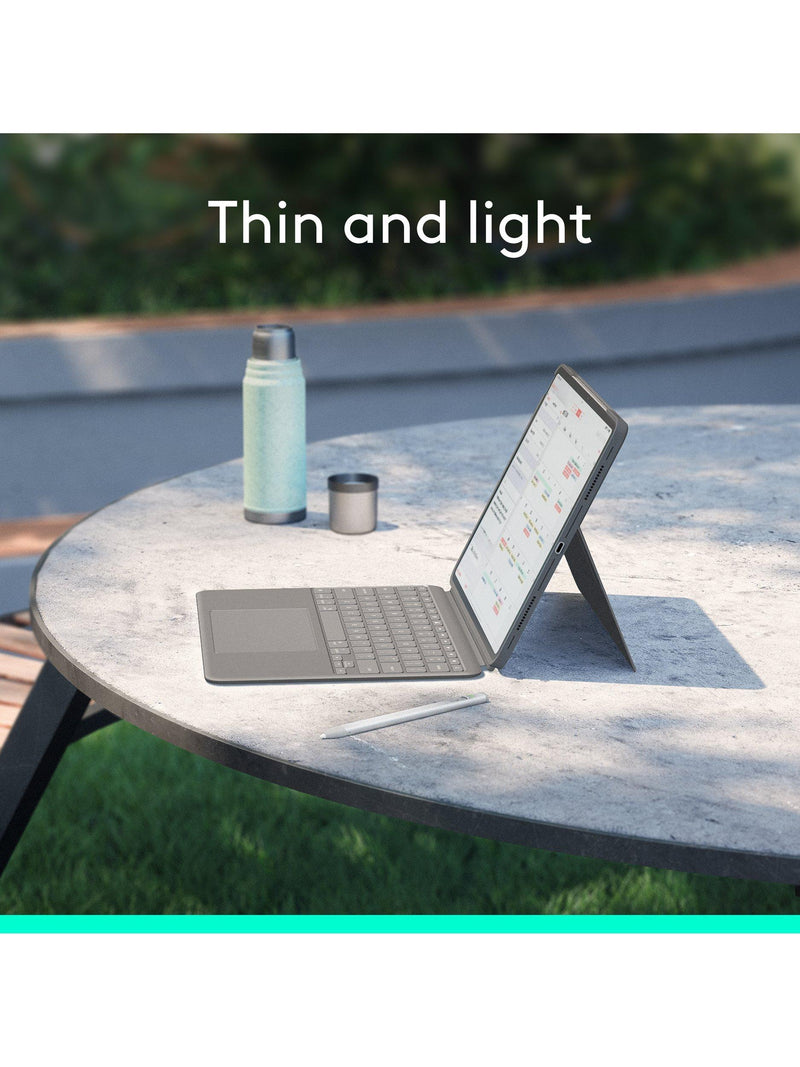 Logitech Combo Touch backlit keyboard cover for iPad Air 13, UK version