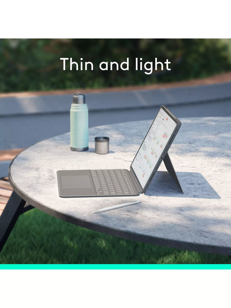 Logitech Combo Touch backlit keyboard cover for iPad Air 13, UK version