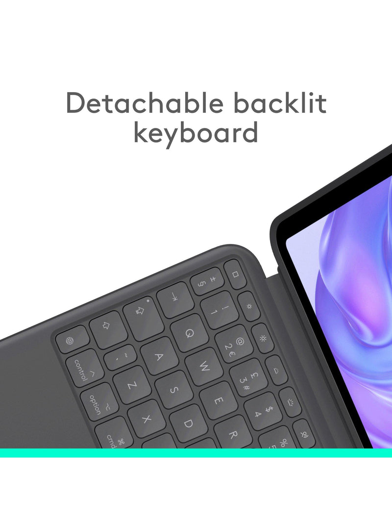 Logitech Combo Touch keyboard case for iPad Pro 11 (British brand)
