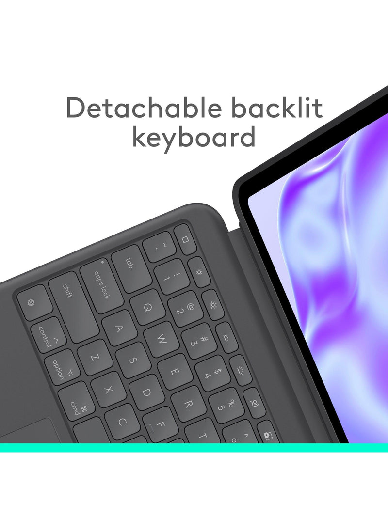Logitech keyboard case for iPad Pro 13 inch M4 M5, UK version