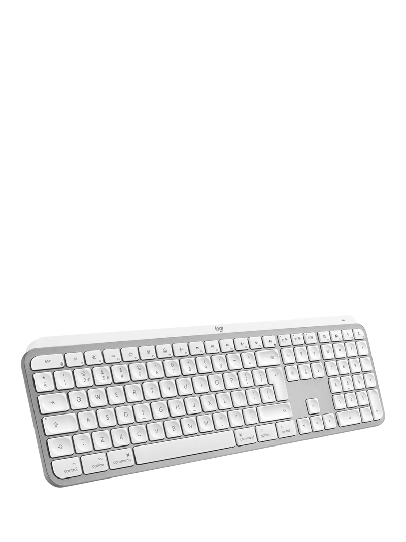 Logitech wireless keyboard MX Keys S for Mac Pale Grey (British brand)