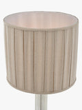 John Lewis Gatsby rib glass table lamp pewter (British brand)