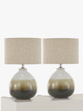 John Lewis Martha small duo table lamp set, imported from the UK