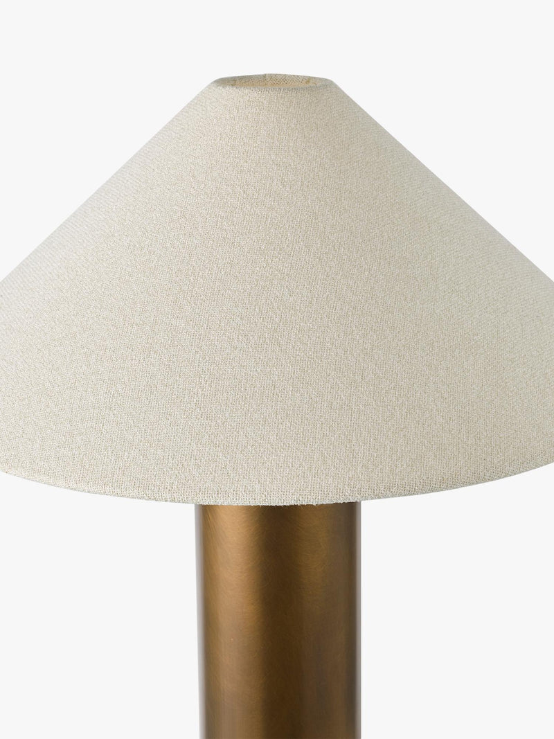 John Lewis column table lamp patina brass, UK version