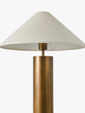 John Lewis column table lamp patina brass, UK version