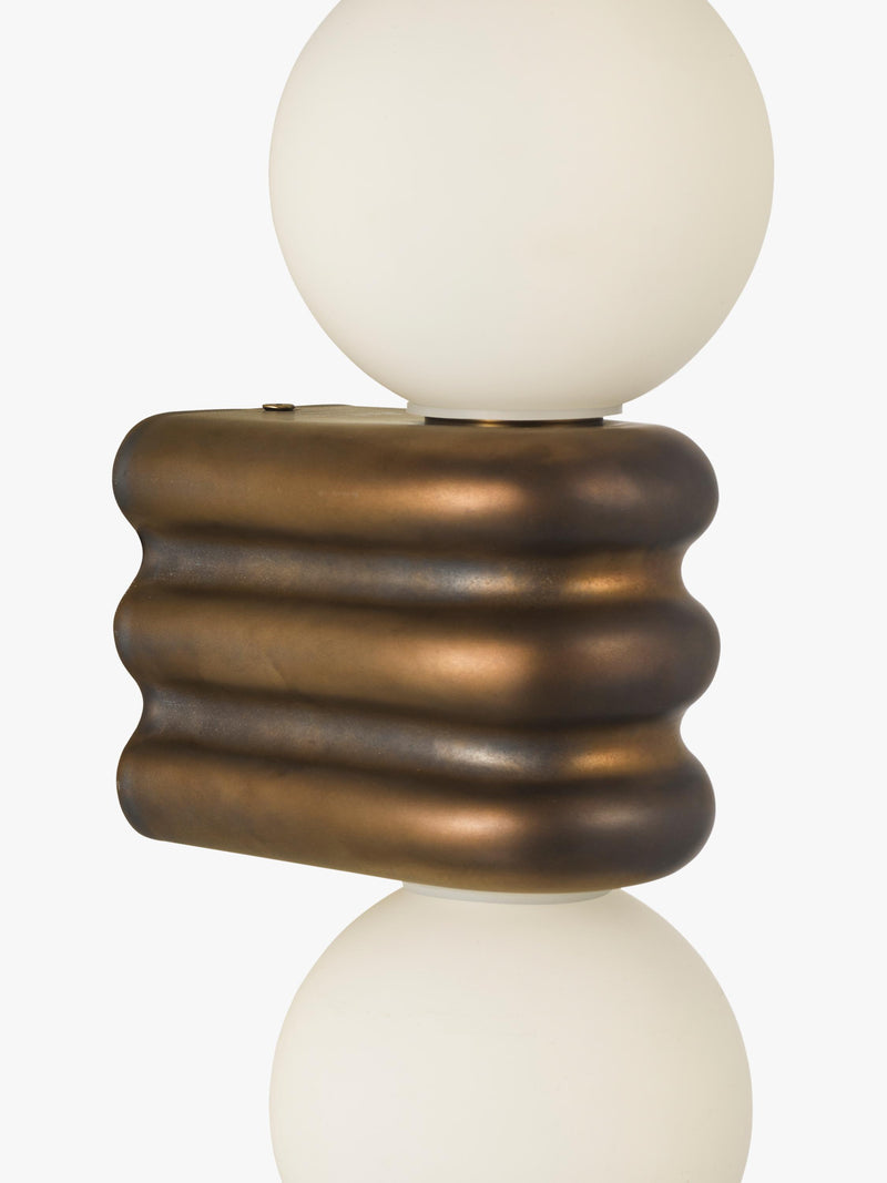 John Lewis Miche double bathroom wall light bronze (British brand)