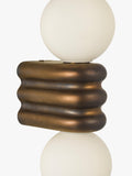 John Lewis Miche double bathroom wall light bronze (British brand)