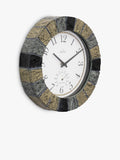 Acctim Bowfell wall clock with thermometer slate 26cm, UK version