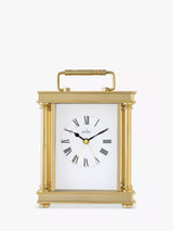 John Lewis Acctim Marlow Analogue Alarm Carriage Clock Gold- Buy online at McGrocer