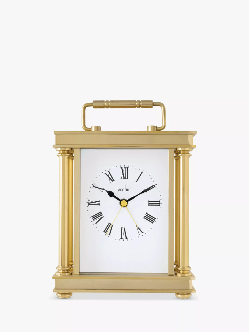 Acctim Marlow gold carriage clock - British product