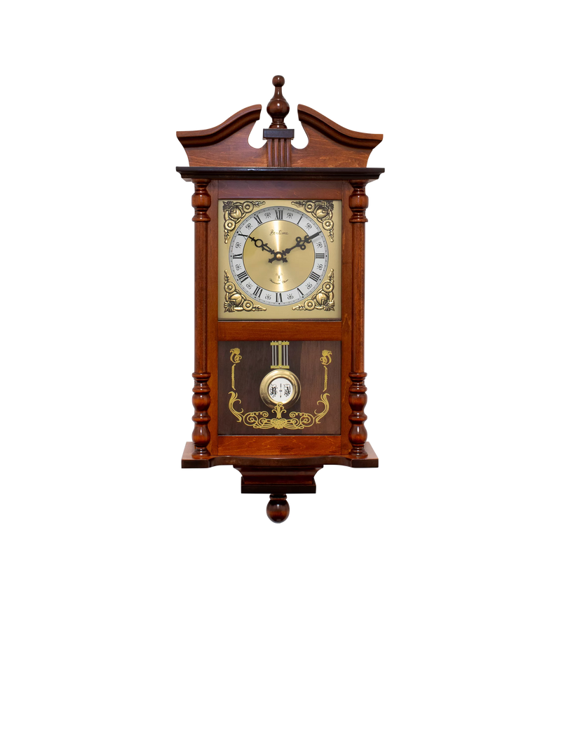 Acctim Westbury radio controlled pendulum wall clock Roman numerals (British brand)