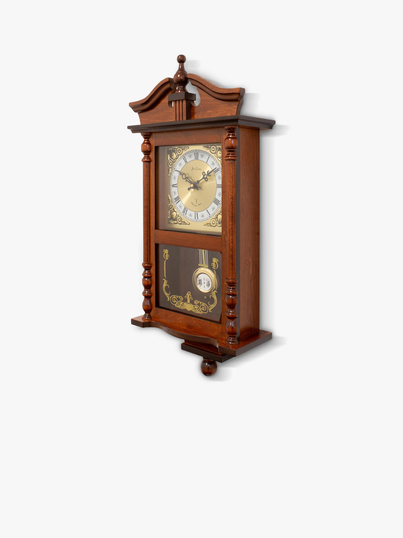 Acctim Westbury radio controlled pendulum wall clock Roman numerals (British brand)