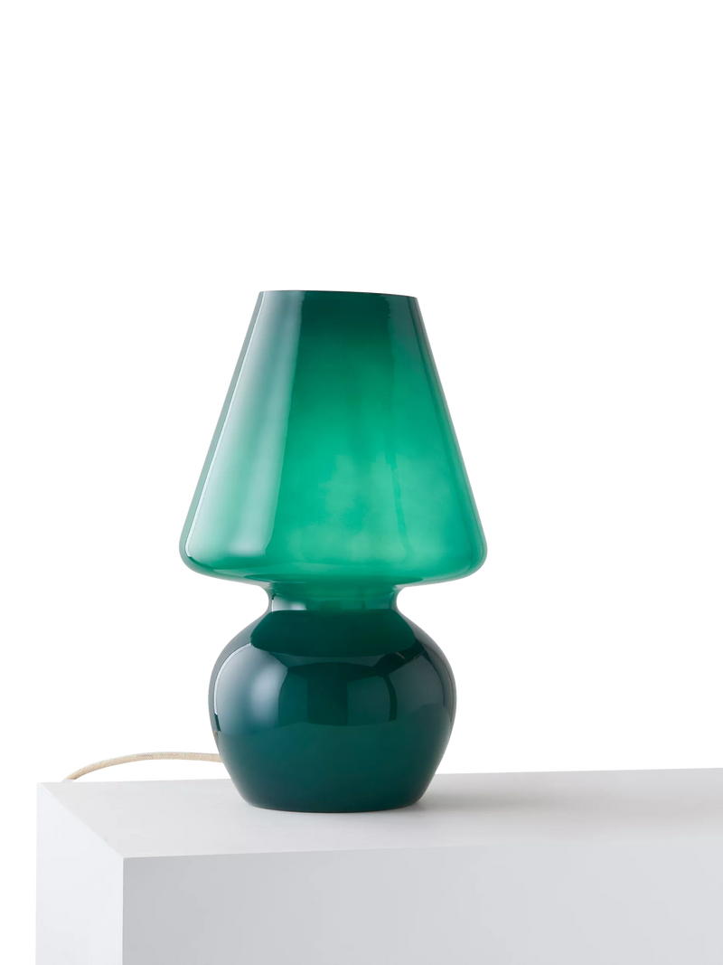 John Lewis Retro Glass Mushroom Table Lamp, imported from the UK