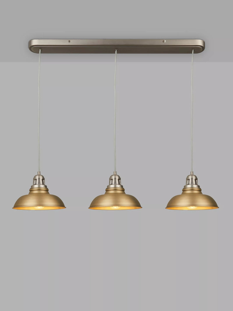 John Lewis Millhouse 3 lamp pendant ceiling light, imported from the UK