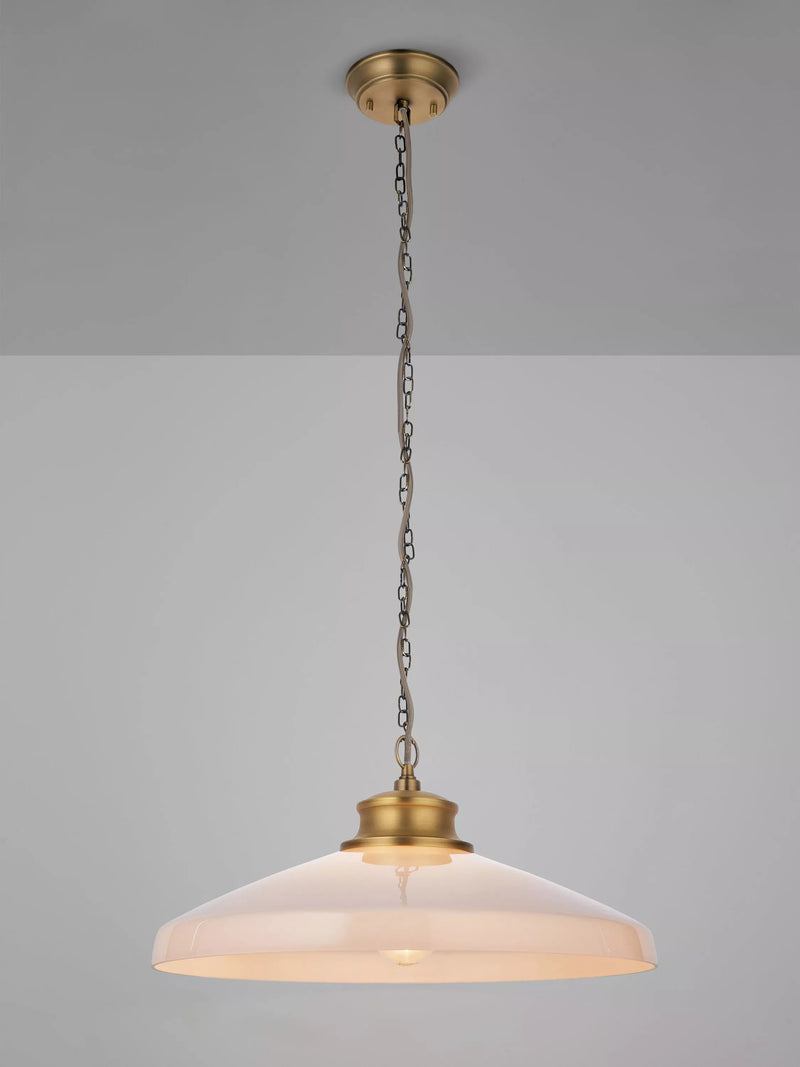 John Lewis Tula Large Glass Pendant Ceiling Light