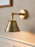 John Lewis Nicolas downlighter wall light brass finish - British product