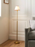 John Lewis Baily rechargeable floor lamp brass - British product